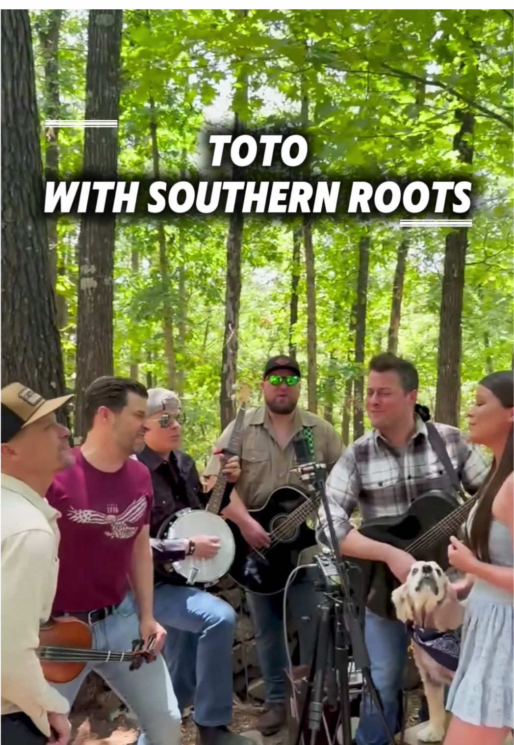 Who knew TOTO could sound like this!🔥 #countrycover #country #bluegrass #rock #toto #africa #acoustic 