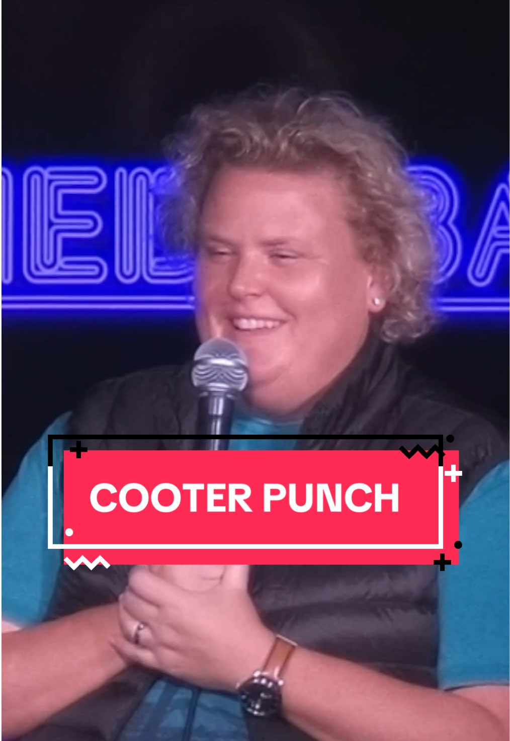 Right in the cooter!