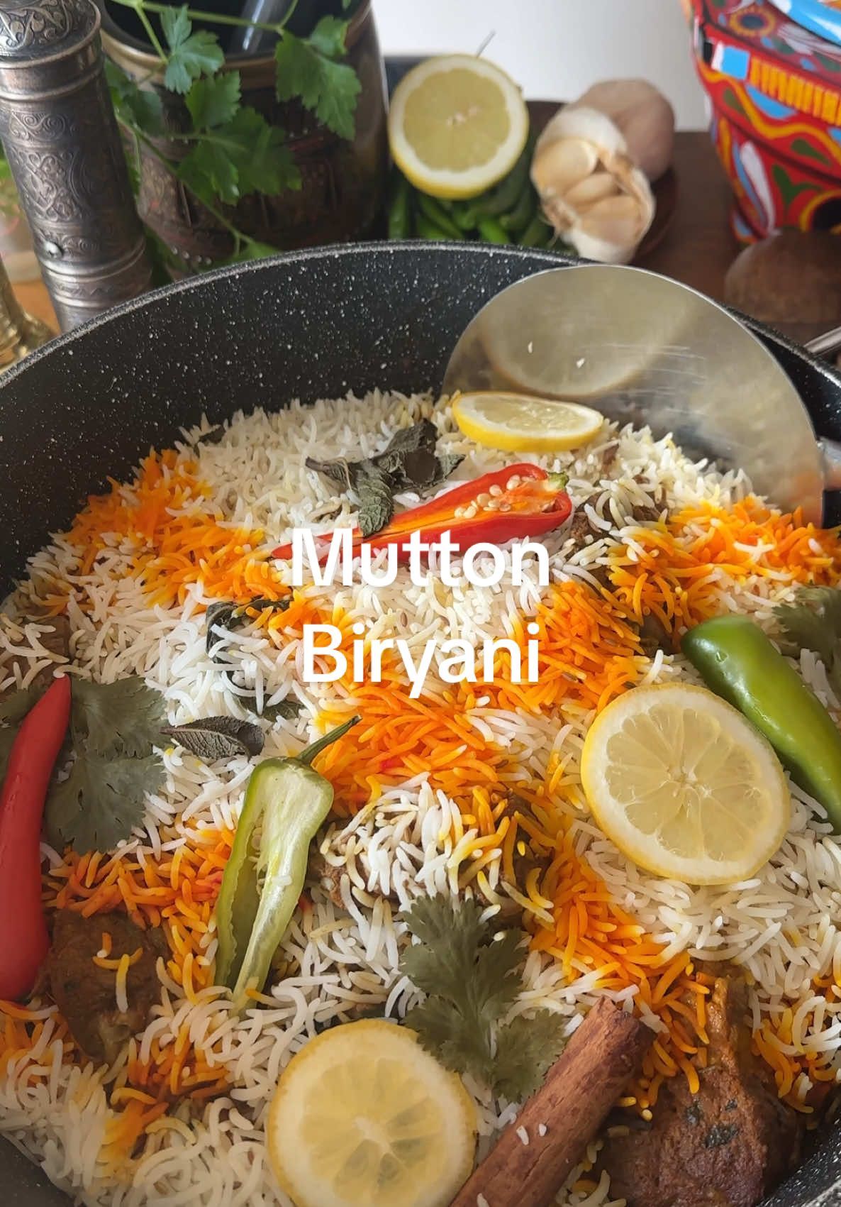 MUTTON BIRYANI with Yogurt Raita!  Eid ul adha Special! Savour the rich and fragrant layers of my homemade Mutton Biryani, a dish that reflects my passion for cooking and the timeless flavors of traditional cuisine. Each bite is a journey through tender, marinated mutton, perfectly cooked basmati rice infused with aromatic spices, and a hint of freshness from mint and coriander. The caramelized fried onions add a delightful crunch, while the vibrant colors and enticing aromas bring joy to the senses. This biryani is more than just a meal; it’s made with care, patience, and a personalized touch that transforms every gathering into a cherished memory. Gather around the table and enjoy this culinary masterpiece with loved ones, served alongside refreshing raita and a crisp salad. #raita  #biryani  #biryanilovers #lambbiryani #muttonbiryani 