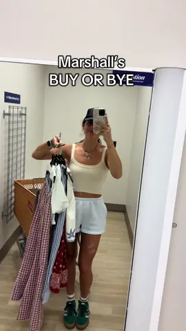 Marshall’s buy or bye !!! Got the cutest little swimmies, I’ll show when I get home :)  #marshalls #buy #bye #tryon #haul #Summer #shopping #fyp 