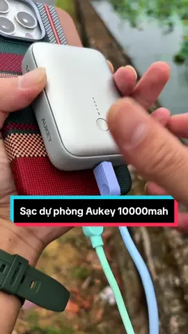 Sạc dự phòng Aukey 10000mah siêu mini gọn gàng #sacduphong #coixedich 