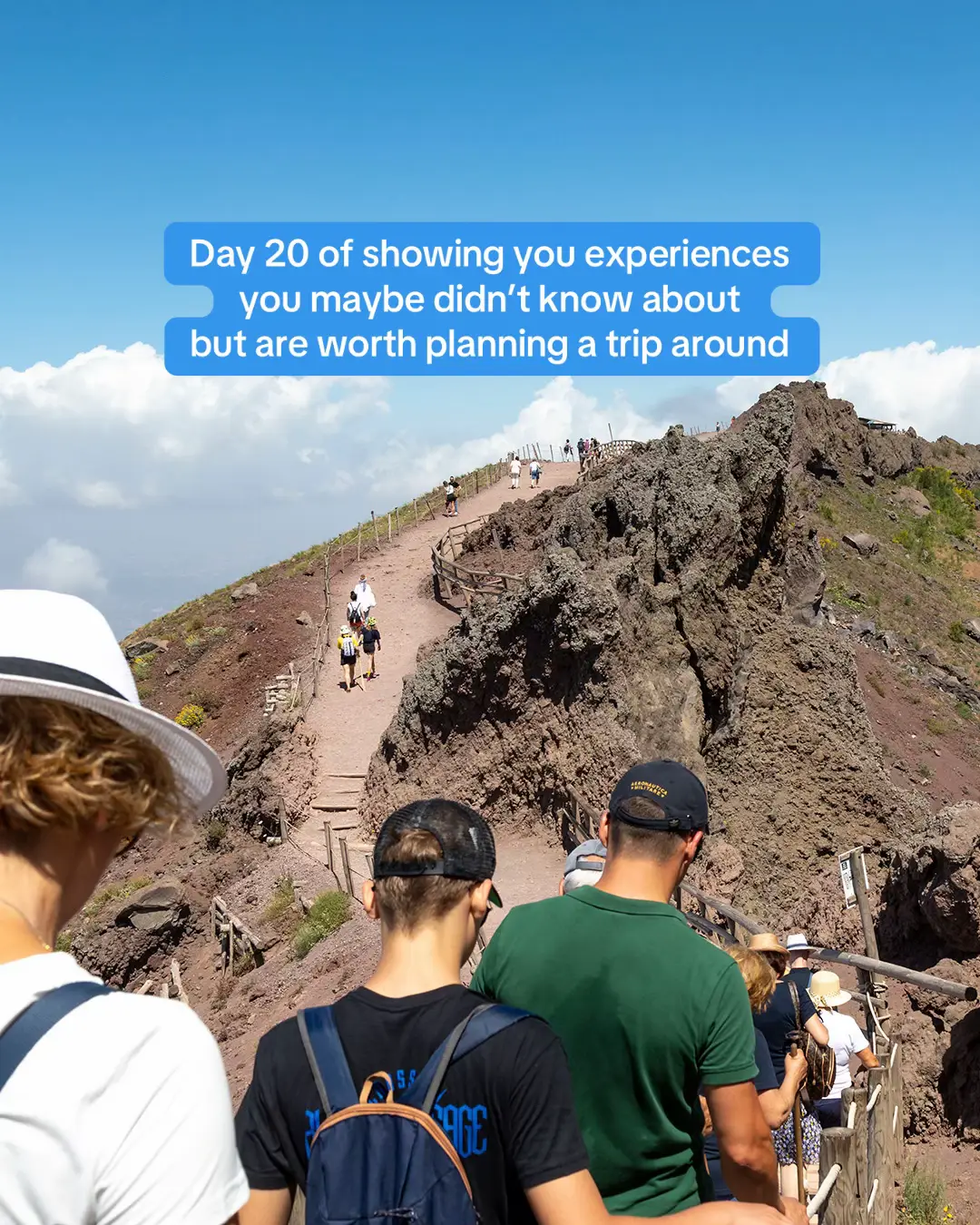 Visit the crater of mainland Europe’s only active volcano? 🌋 Sip wine from the vineyards on the slopes of Mount Vesuvius? 🍷 Sì per favore 🇮🇹 Pack up this experience for your Italy itinerary: TUI Collection Mount Vesuvius crater tour with lunch at a vineyard - more details at the link in bio 🔗 #naples #italytravel 