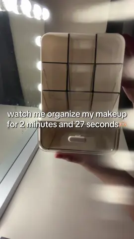 sorry for the bad quality, i broke my phone💔  #fyp #viral #makeup #organize #trending 
