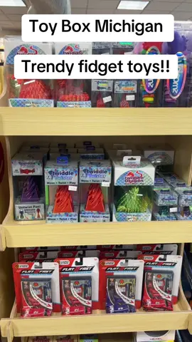 If you haven’t heard of these new fidget toys make sure to stop in and get one! These are extremely popular and are going fast! Available online or in store here at Toy Box Michigan :) #toyboxmichigan #toystore #smallbuisness #foryoupage #shoputica