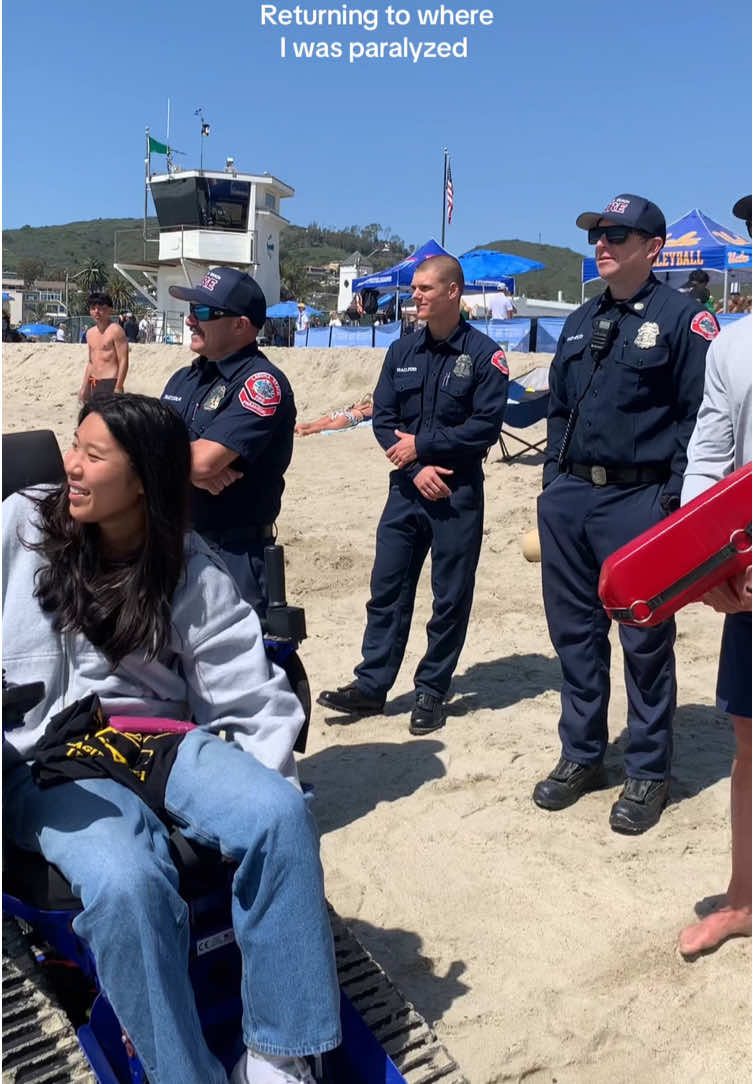 So incredibly, unfathomably, grateful for these lifeguards and paramedics. Your work is so meaningful #lifeguard #paramedic #quadriplegic #emt 