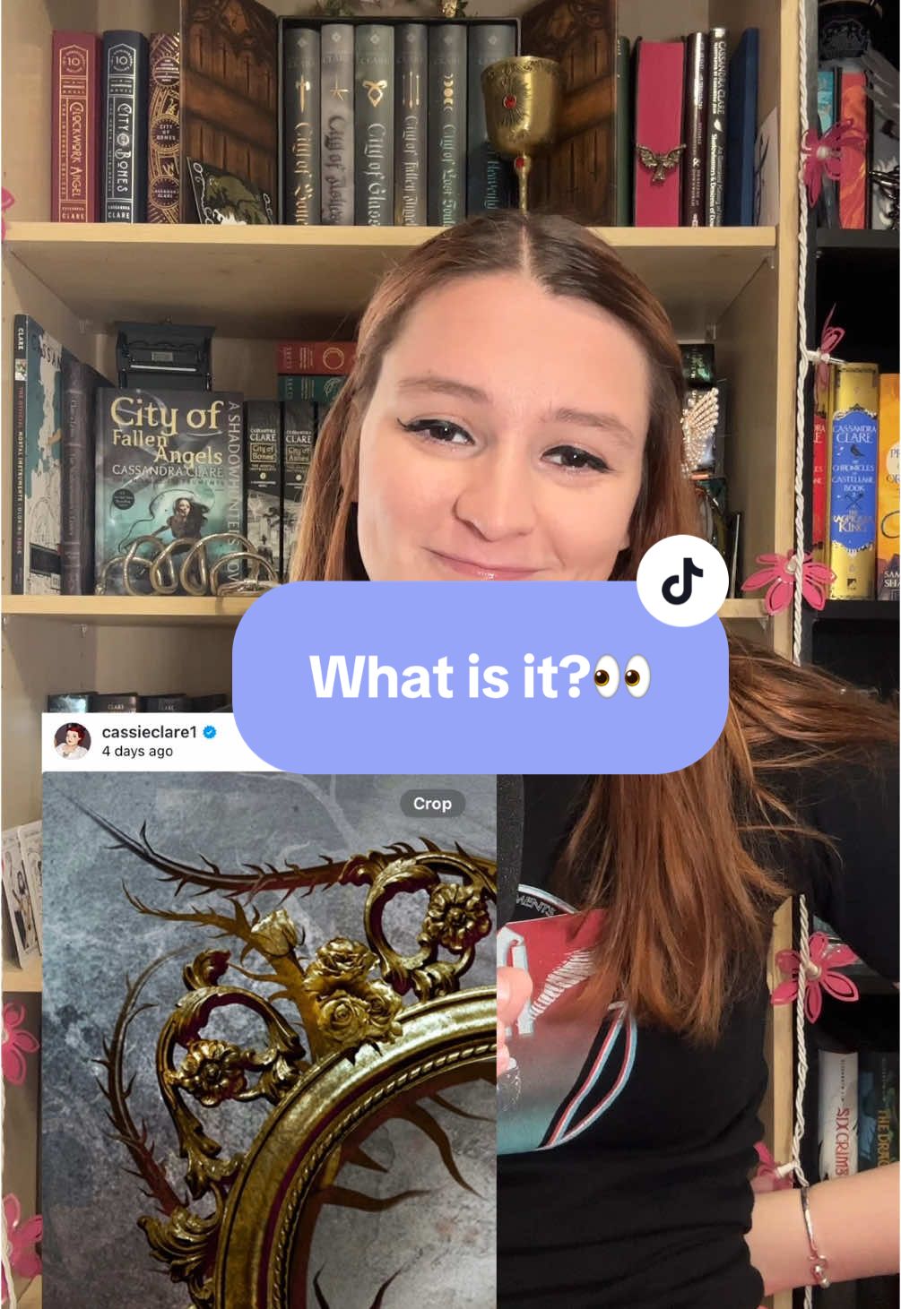 Is Cassie’s snippet the new Shadowhunter cover👀👀 #BookTok #shadowhunters #cassandraclare #thewickedpowers #themortalinstruments #laineylovesbooks 