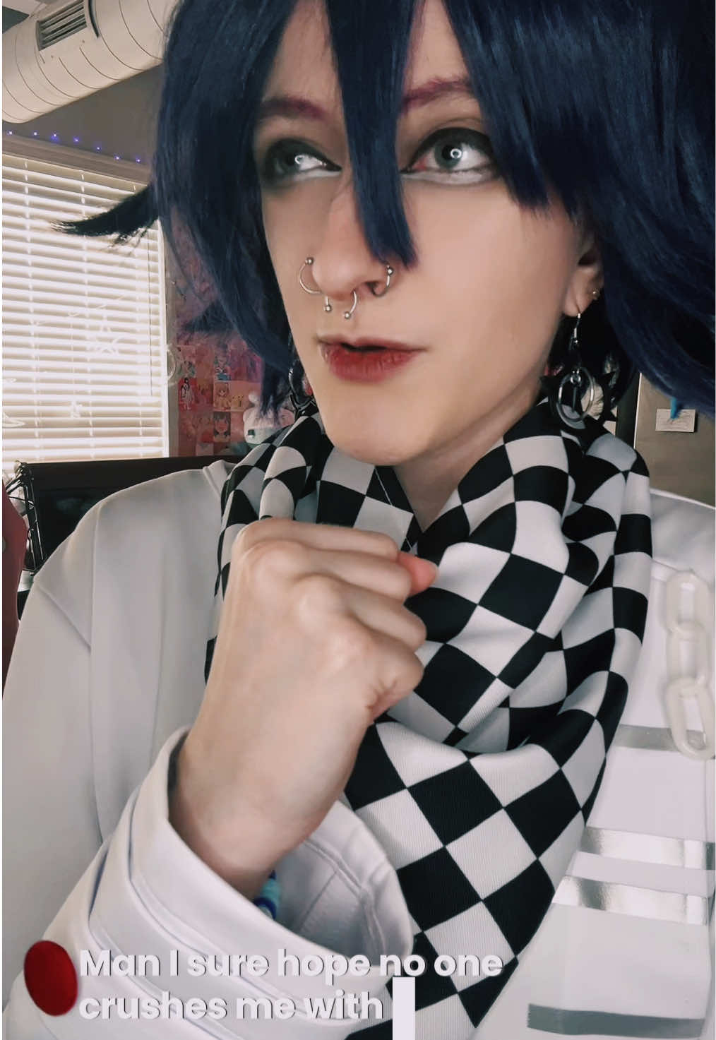 It’s a canon interaction I fear lol || #danganronpa #danganronpacosplay #kokichiouma #kokichioumacosplay #drv3 #drv3cosplay #cosplay #cosplayer #kaitomamota #anime #fypシ #rosybeecos 