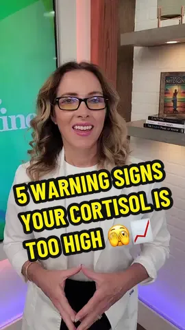 5 Warning Signs Your Cortisol is TOO High 🫣📈 Are you unknowingly sabotaging your health and wellbeing by ignoring these 5 hidden signs of cortisol imbalance? Cortisol, often referred to as the 