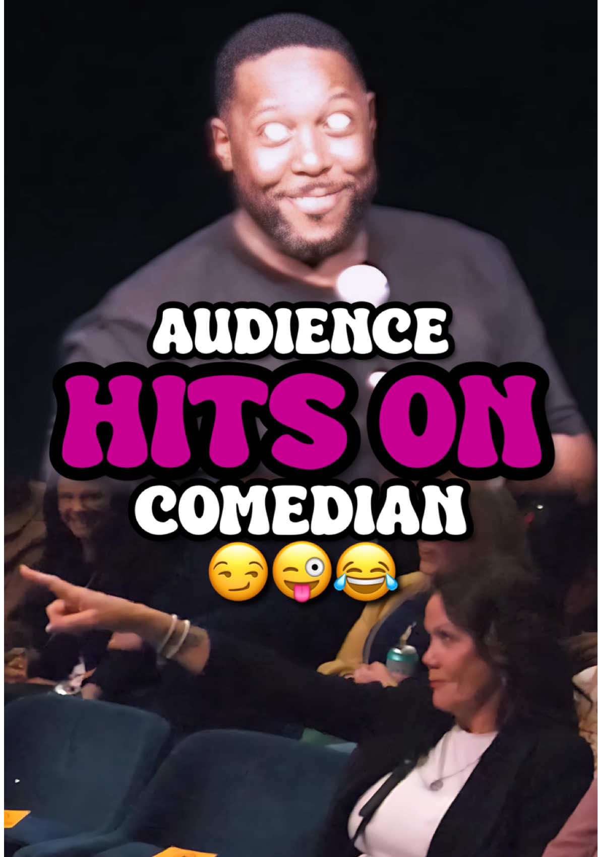 THIS WHOLE VIDEO! 😂😂😂 Way too much to unpack here!!! Tracey… you are wild! Thanks for being a good sport!! 🔥🔥🔥 Make sure you sign up to my mailing list for show and date drops! 😎 - AurieStyla.co.uk  #comedy #standupcomedy #nottingham #crowdwork  #livecomedy #comedytour