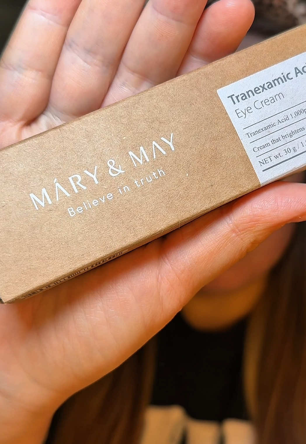 @Mary&May Official Dark circles? I don’t know her Mary & May’s Tranexamic Acid eye cream is THAT girl ✨ #withmarynmay #marynmay #eyecream #marynmaydotdotdot #glowyskin #eyecream #skincareroutine #eyecare #kbeauty #darkcirclesbegone