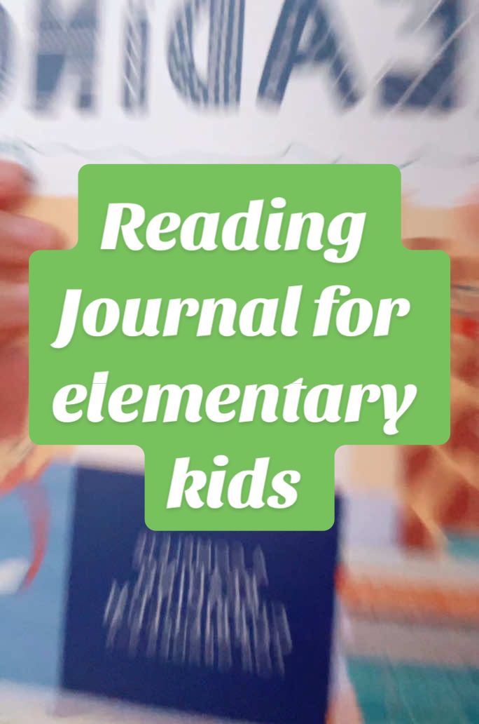 Reading journal for elementary kids #readingjournal #homeschool #homeschoolersoftiktok #curriculum #momof2 #homeeducation #resources #fyp #viral #readaloud #books #kidsbooks #homeschoolmom #teachersoftiktok #learning 