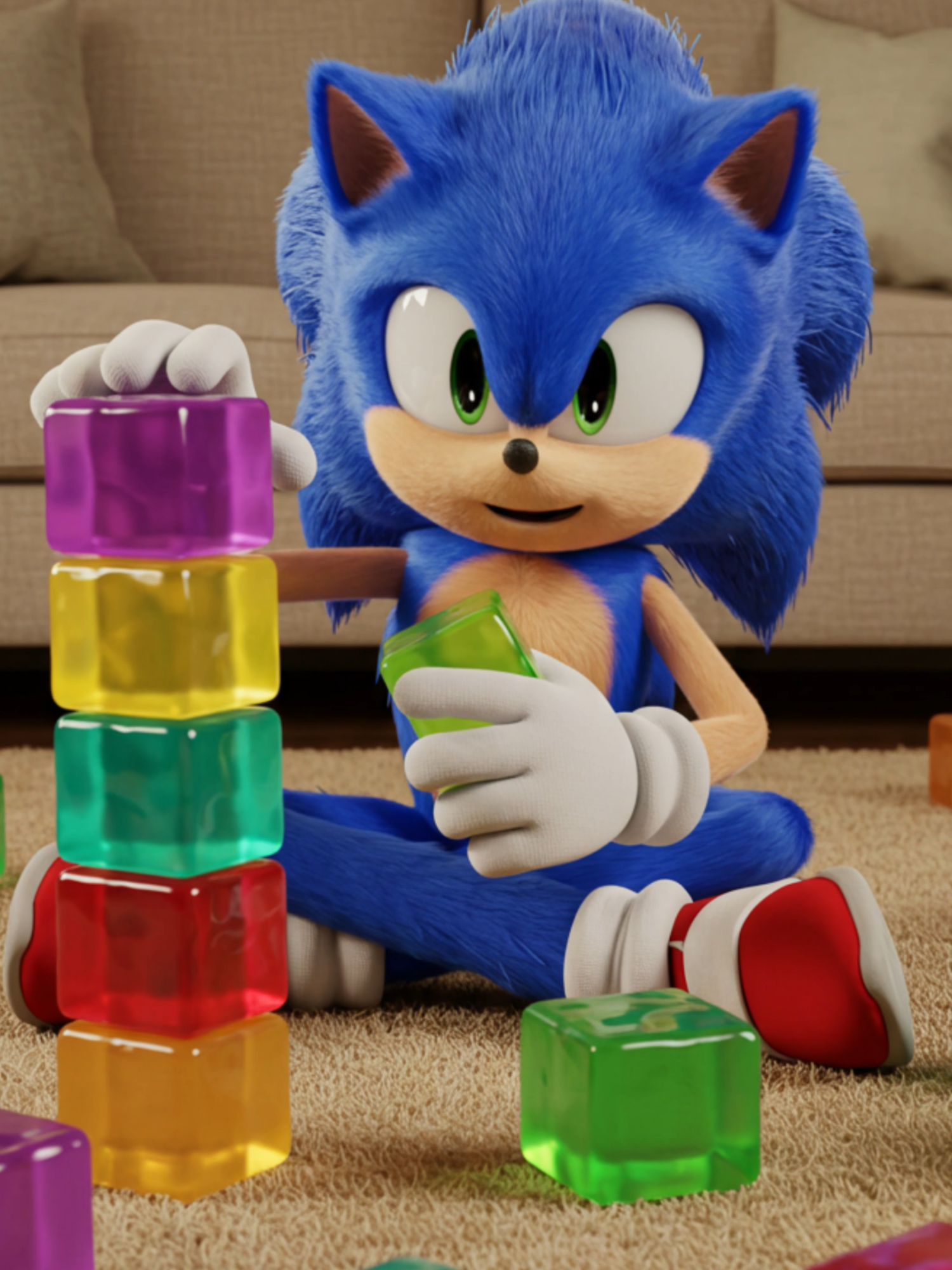 ¿¡Sonic creó la ballerina cappuccina!  #sonic #amyrose #shadow #tails #ia #fyp