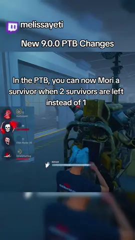 this new mori change in the PTB cannot go through. this is so unfair #dbd #deadbydaylight #ptb #fnaf #mori #twitch #streamer