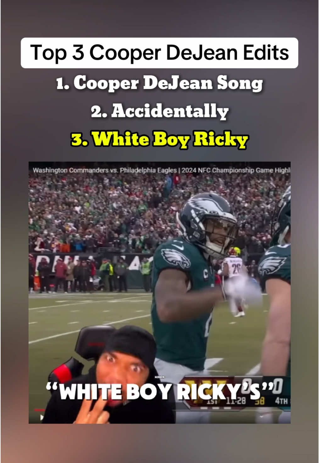 Top 3 Cooper DeJean Edits 😳😂 #football #nfl 
