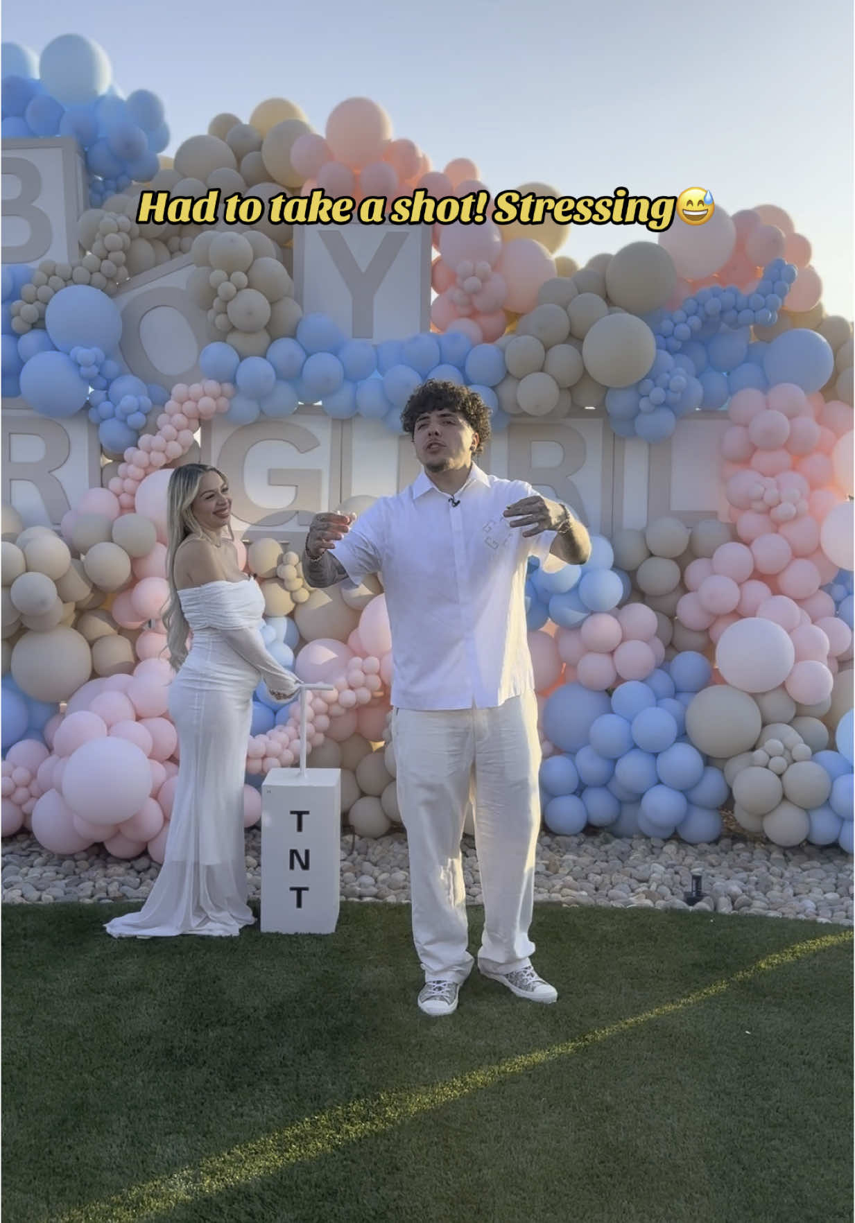 3rd times the CHARM!! 😅😂 Yt: GnB Official OUT NOW 💙🩷 #gnb #genderreveal #fyp 