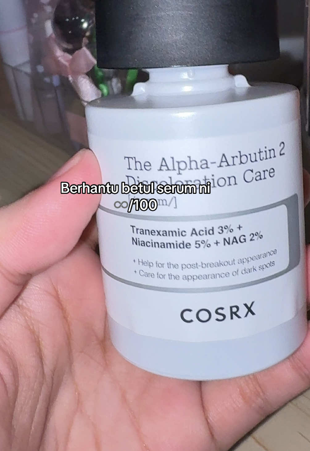 Tlong la add on Tranexamic acid dlm skincare routine korang, mhl skit tpi brbaloi 😭 , jjur ye mnjdi 🥹#masukberanda #cosrxserum #tranexamicacidserum #skincareroutine #darksport #jeragat #kulittaksekata #burnskin 