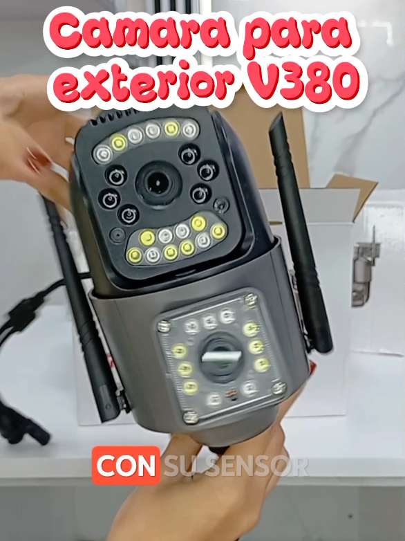 cámara para exterior v380🤩 la seguridad de tu casa de alcance de tus manos 😉 #camara #seguridad #exterior #tachira_venezuela🇻🇪 
