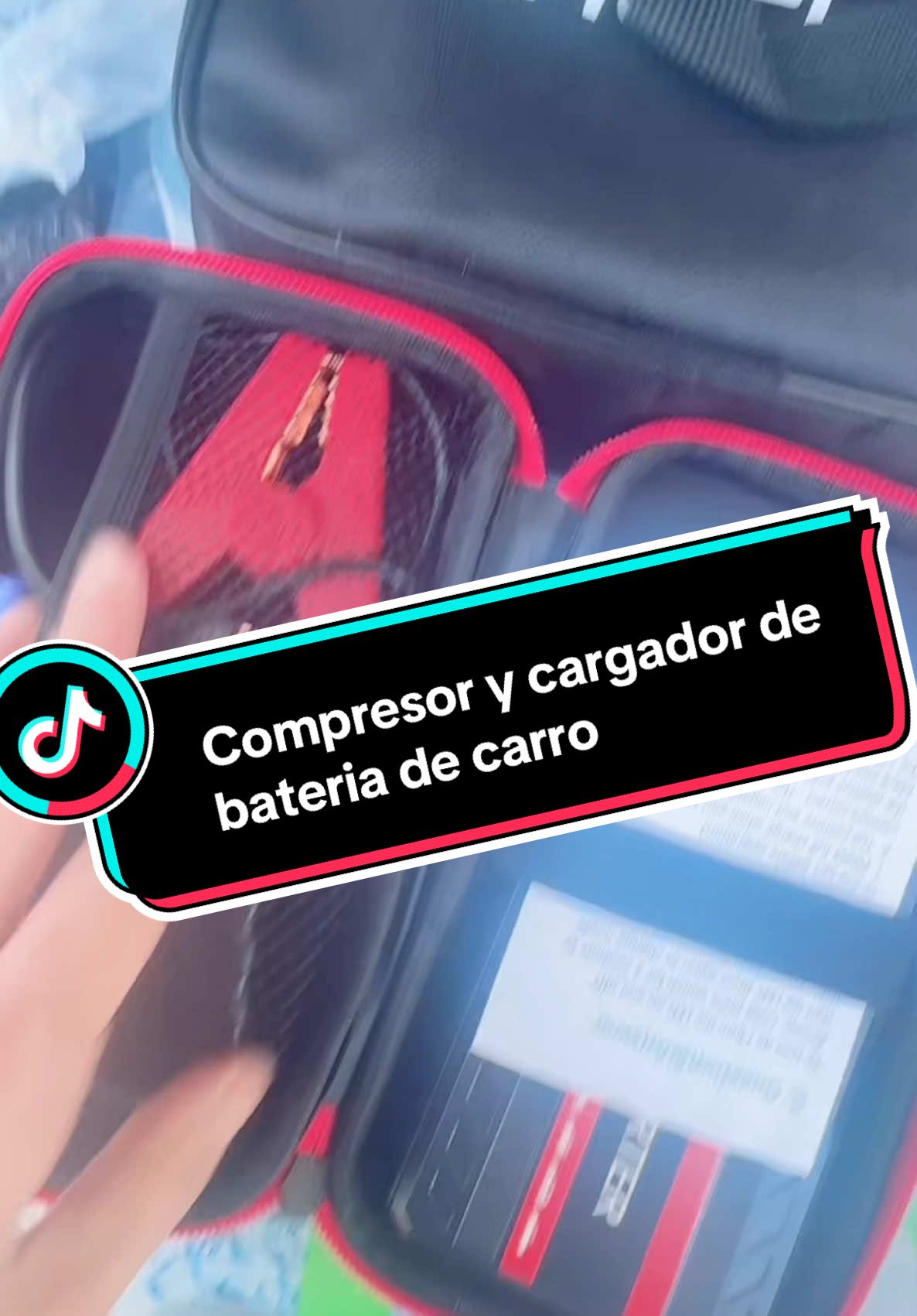 #aircomoressor #jumpstarted #cargadordebateria #compresor #tiktokshopunboxing #anabella1024 