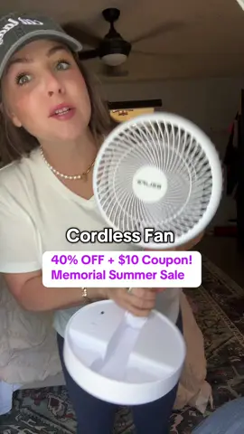 Belife cordless portable traveling fan that oscillates has three fan modes and can last 16 hours on a single charge! #CordlessFan #PortableFan #RechargeableFan #PersonalFan #CampingFan #OutdoorFan #SleepingFan ##TravelingFan #TravelFan #Travel ##tiktokshopmemorialday##dealsforyoudays##tiktokshopsummerturnup##tiktokshopjumpstart##tiktokshopcreatorpicks##belife