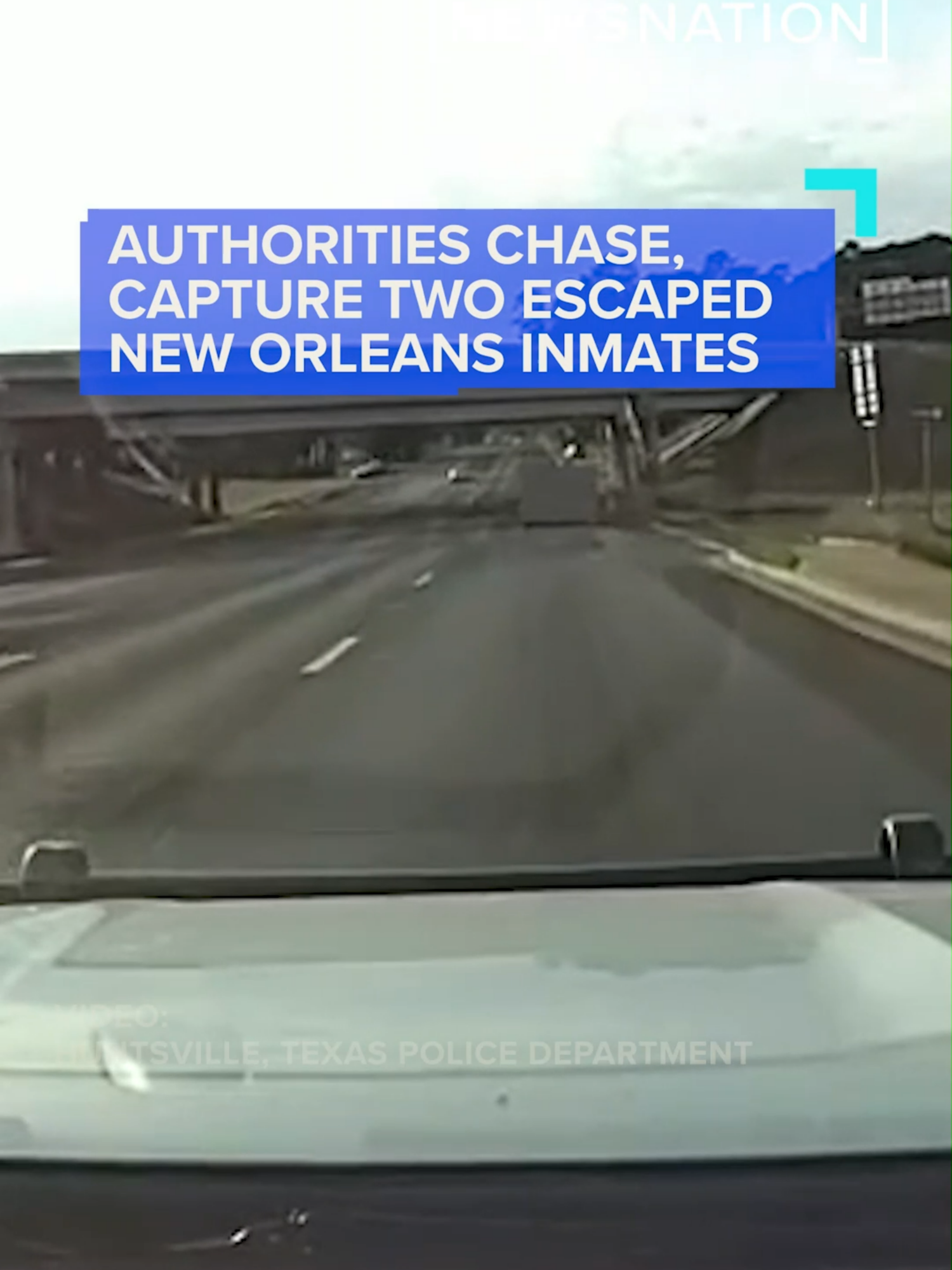 Two #NewOrleans jail escapees led police on a high-speed chase before they were captured in Huntsville, Texas. Two out of the 10 escaped inmates remain on the loose.