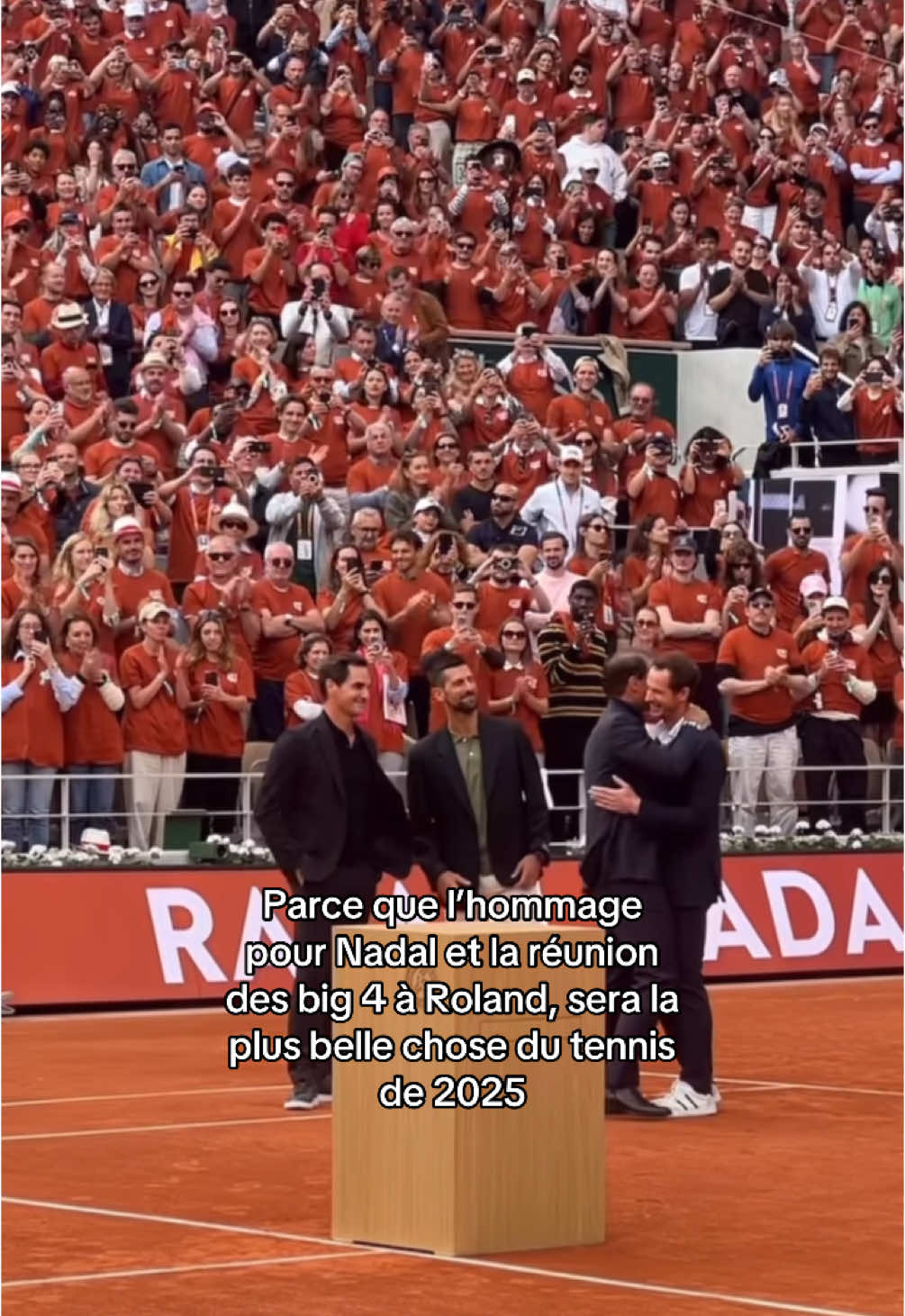 Il va nous manquer 🧡#rolandgarros #nadal #fyp #tennis 