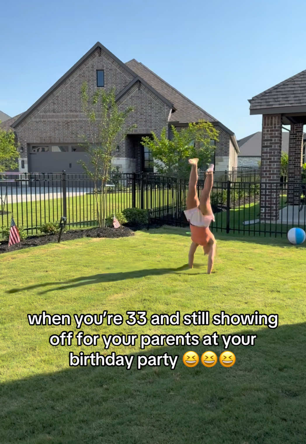 The way my entire family was gathered around 🤣 #happybirthday #33 #birthday #memorialday #hbd #tumbling #cheerleading #cheerleader #cheertok #washedup #call911 #everythinghurts 