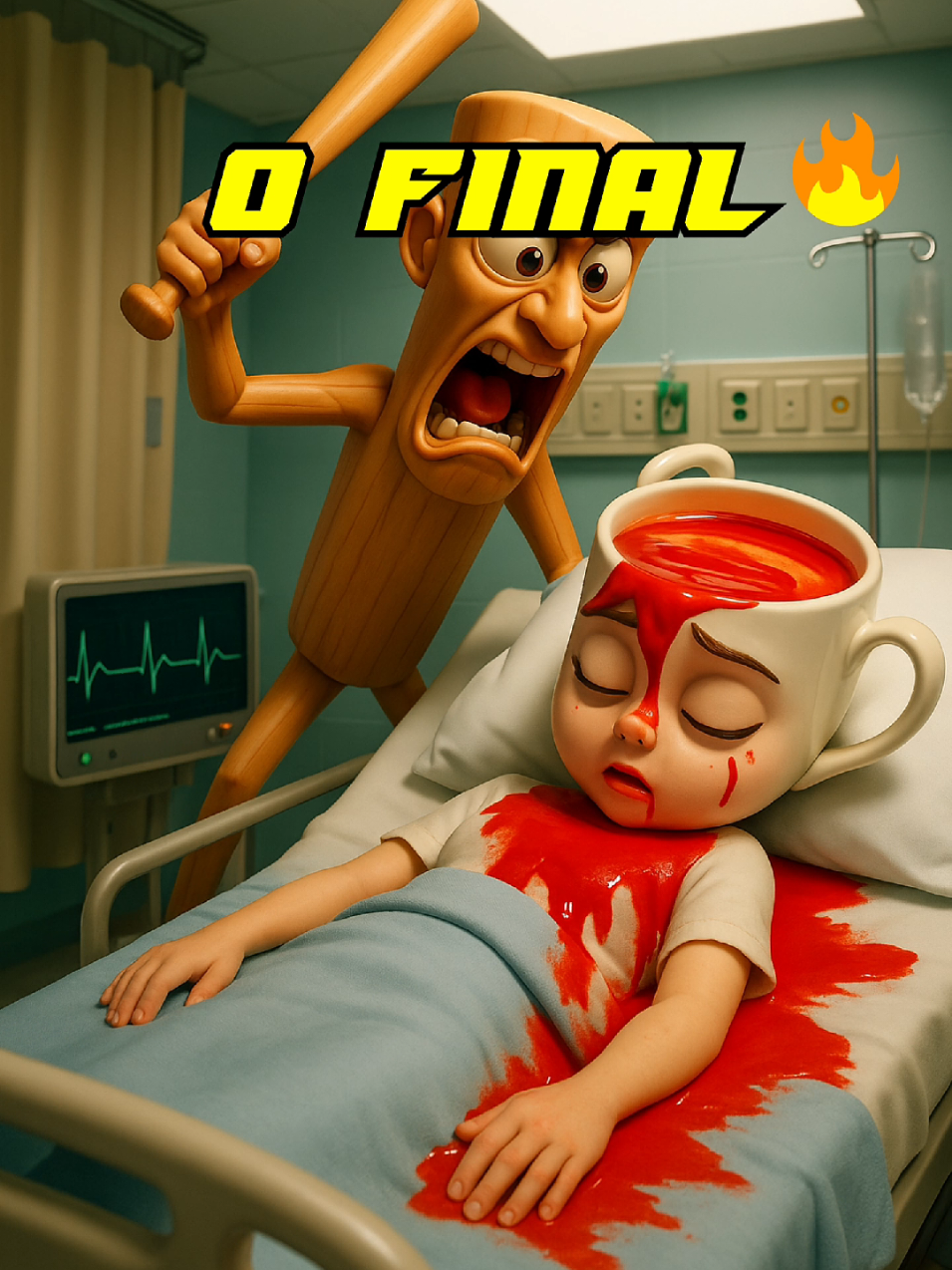Tung Tung Tung Sahur Se Vinga da Traição da Ballerina! #cappuccinoassasino #animação #desenho #ia #tungtungtungsahur #brainrot #meme #tralalerotralala🗣🔥 #ballerinacappucinna 