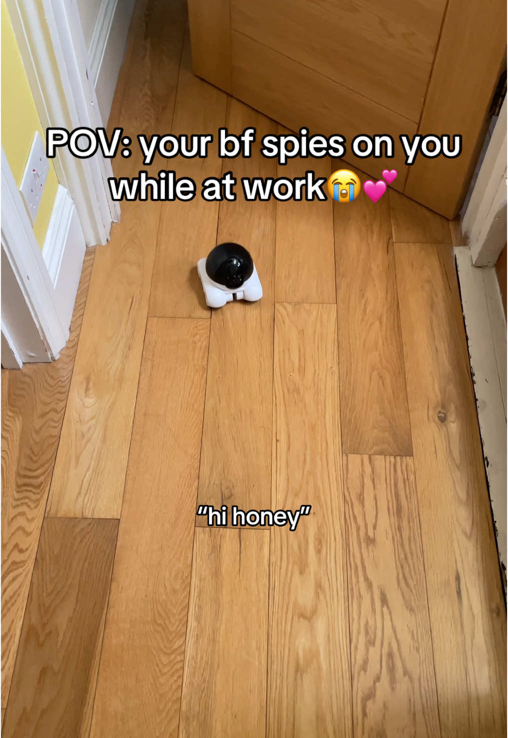 He loves checking on me🤭 #robot #longdistancerelationship #budbot #couples #coupletiktok 