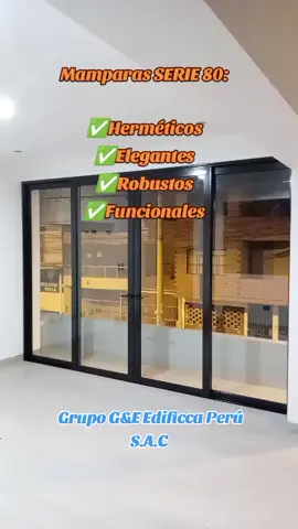 MAMPARAS SERIE 80: Somos fabricantes de las mamparas SERIE 80 Europeo (Original)✅, NO IMITACIÓN ❌. Usamos los mejores perfiles de aluminio  (Alta gama) y vidrios templados de alta Calidad.  Pida su asesoría y cotización sin compromiso. Atendemos a nivel nacional 🇵🇪. #mamparaserie80 #euroaluminioperu #vidriotemplado #burlete #garruchasespañolas #grupogyeedificcaperusac #noasil 