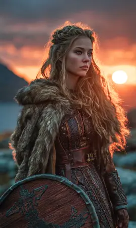 Viking Woman #FemaleVikings #WarriorWomen #ShieldMaidenPower #NorseValkyries #VikingLadies 