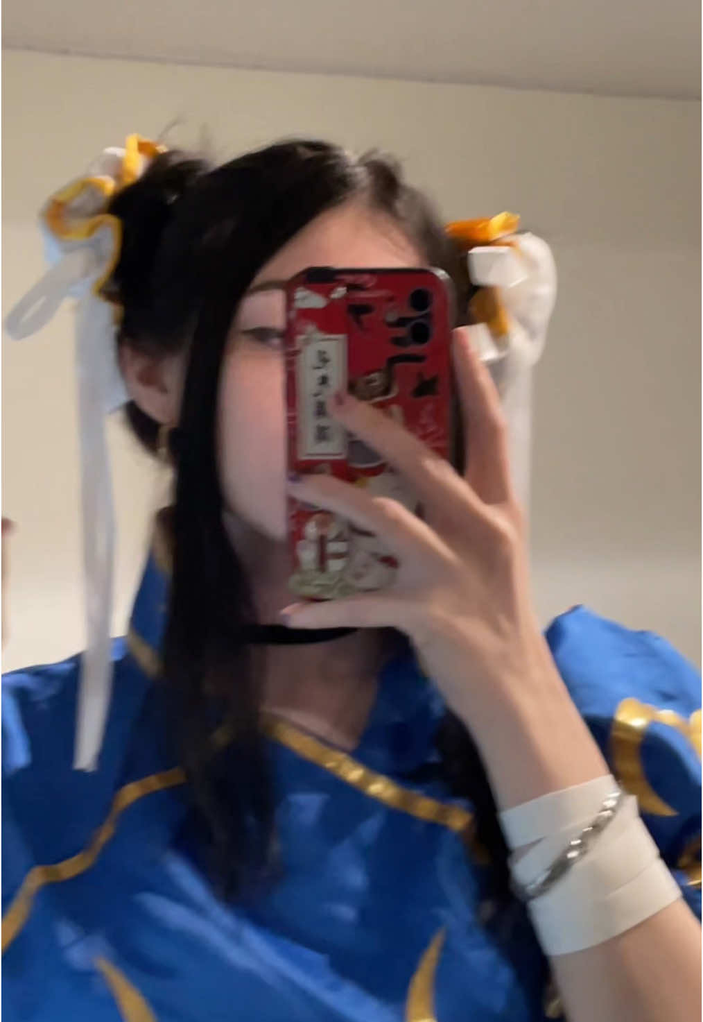 wait Chun li transition 💛 #fyp #viral #gamer #emo #blackhair #chunli #streetfighter #chunlifortnite 