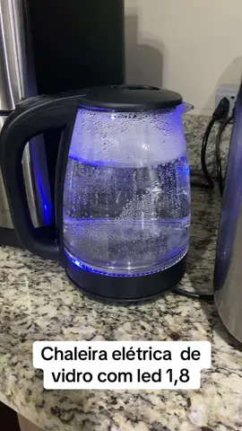 Chaleira elétrica  de vidro com led 1,8 #fypシ゚ #video #fui #tik_tok #tiktokshop #perfect 