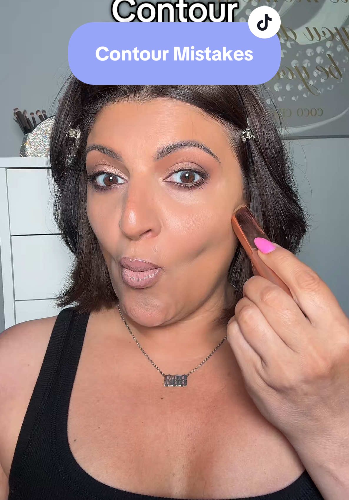 Stop aging your face with this ONE contour mistake! 🚫 Let’s lift, not drag, ladies 💁‍♀️✨ Watch till the end to see the instant facelift trick! 👀 Save + Share with your over 40 bestie 💖  Contour used @LYS Beauty harmony  Brush @realtechniques  #ContourMistakes #MakeupOver40 #LiftedLook #Over40Beauty #MakeupTips #ViralBeautyHack #YouthfulGlow #ContouringMistake #TikTokBeauty #40AndFlawless #MakeupForMatureSkin #BeforeAndAfter