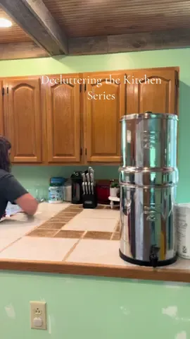 Last part of our decluttering series season 1. Season 2 coming as soon as I can get myself together enough to start on the other cabinets. Check out Erika’s YouTube channel paper city home. #series #declutter #kitchen #CleanTok #cleaning #tea 