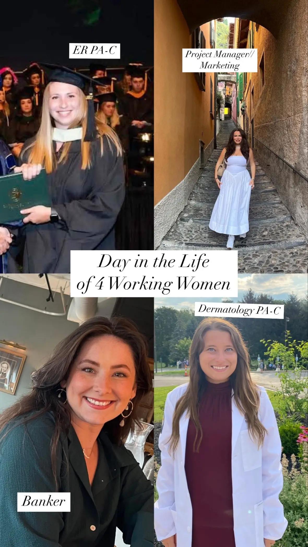 loving this trend!! Ditl of 4 besties working very different jobs  🌸 #physicianassistant #longdistancerelationship #BestFriends #ditl #diml #creatorsearchinsights #30aflorida #dayton #derm #dermatologypa 