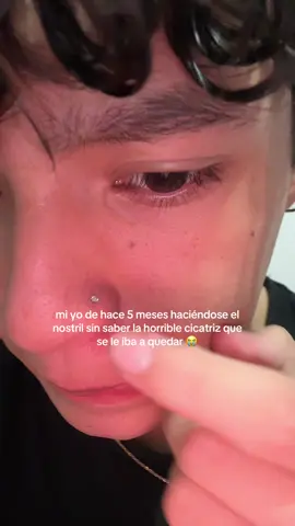 #nostril #piercing #cicatriz 😭😭😭