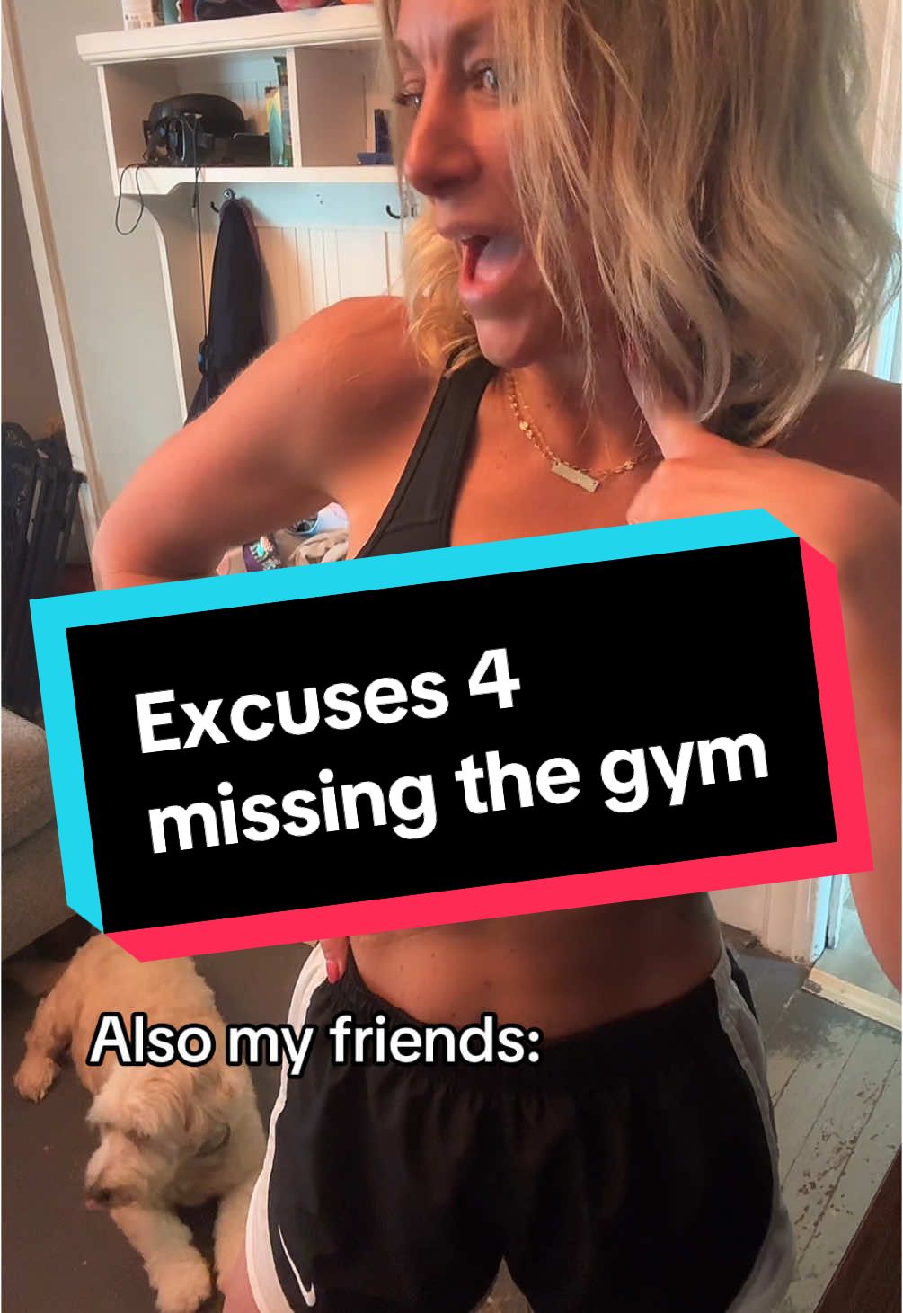 Excuses excuses🙄 #GymTok #gym #gymgirl #funny #wtf #mood #getittogether #jokes #fyp 