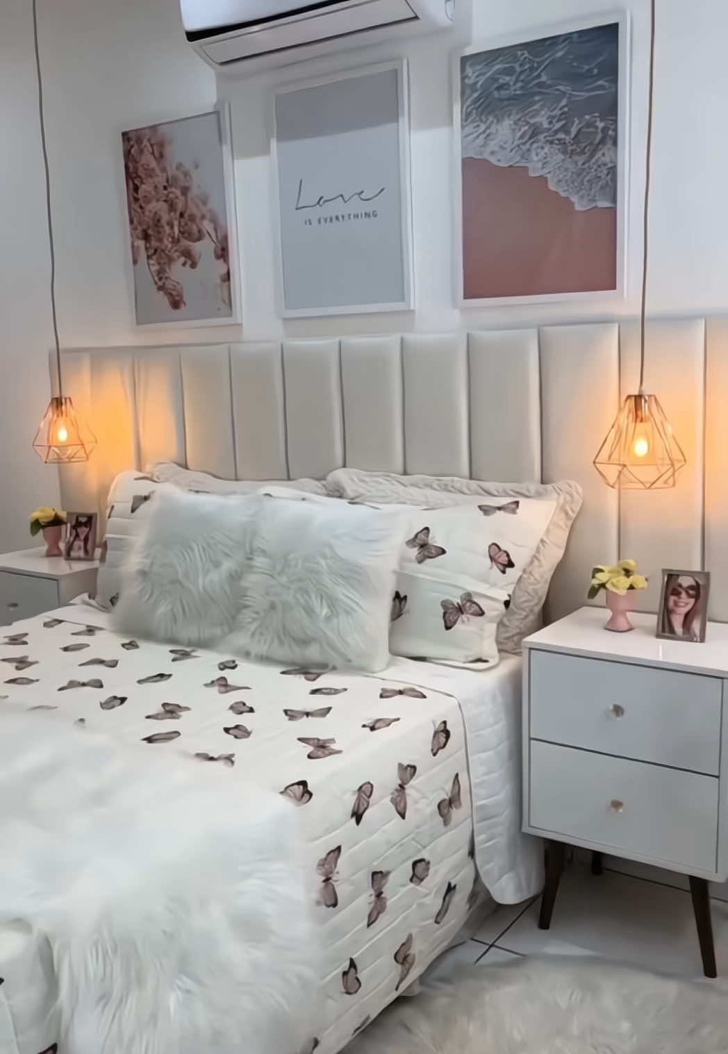 Cabeceira de Cama Modulada e Estofada Adesiva.