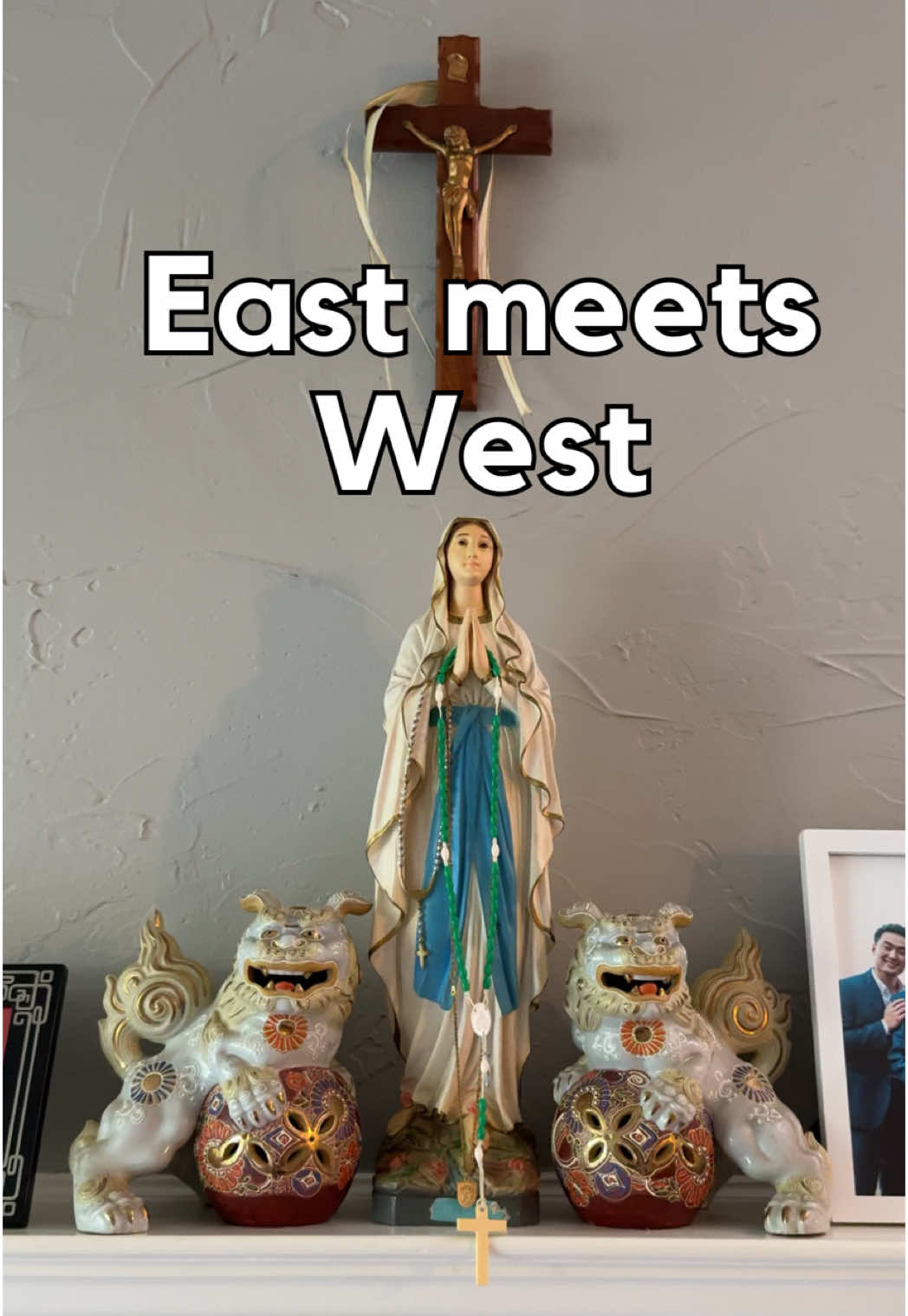 (*Correction guard lions) My Korean grandma is a very devout catholic but still believes in random eastern superstitions  #asianculture #bicultural #asianamerican 