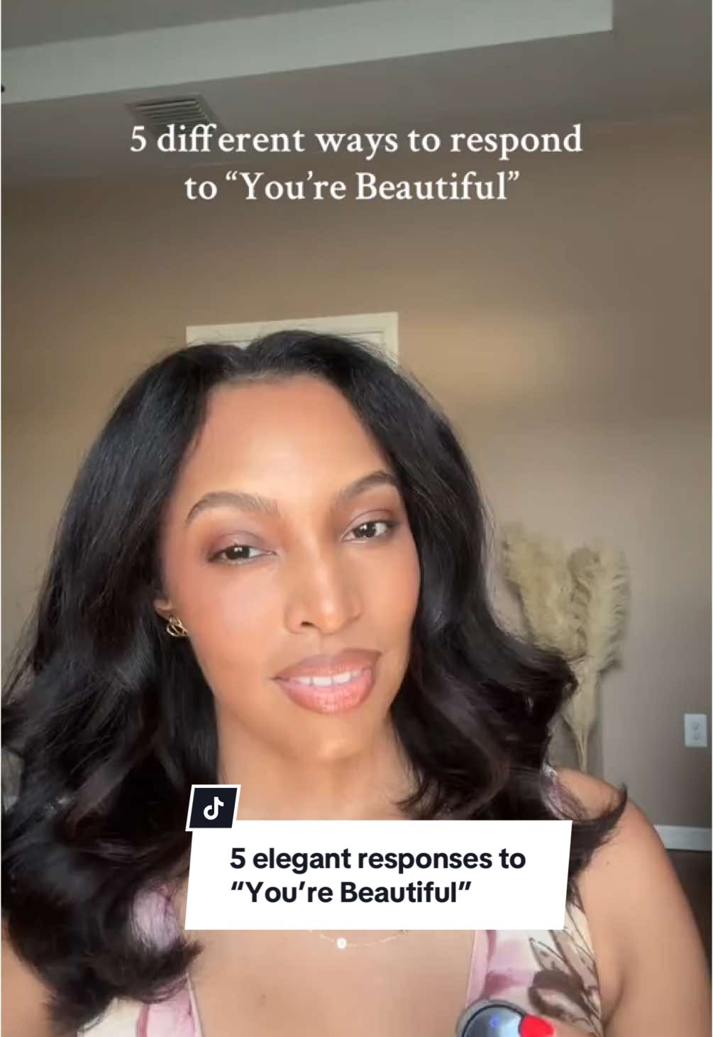 What to say when someone call you beautiful. #etiquette #beautiful #fy #fyp #creatorsearchinsights 