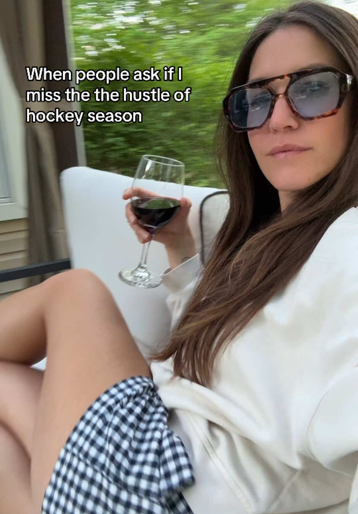 Umm because it will be back in like 3 months and there are still summer activities …sooooo…let’s just enjoy these slow(er) moments mmmmk. Let me chill bro. #hockeymom #momof2 #sportsmom #momlife #sportsfamily #sportsmomlife #hockeymomsoftiktok #hockeymeme #sportsmoms 