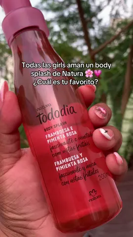 Es que es un 10000/10😻💖💗🌸🍒 #natura #NaturaMty #LuNatura #naturamexico #Frambuesaypimientarosa #bodysplash #bodysplashnatura 