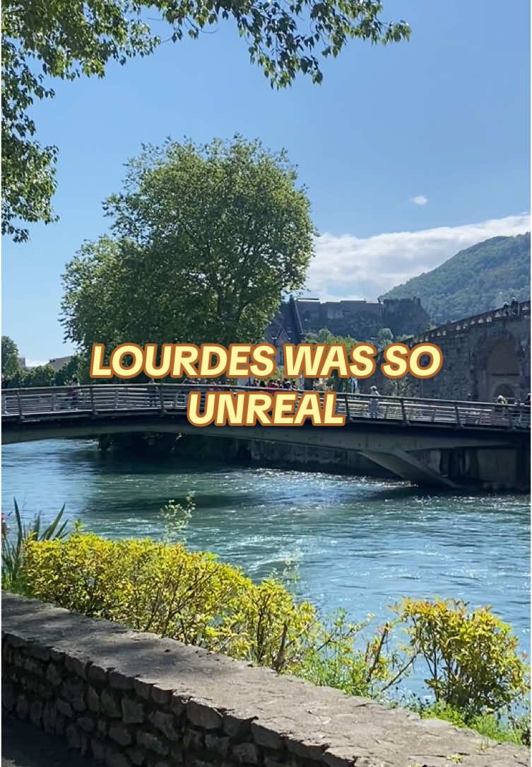 I could not believe I actually went here 🥹 Most serene place I’ve ever been so far. So blessed beyond measure #lourde #france #lourdes 