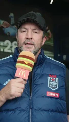 Hindy on the Macca’s Mic ahead of Game 1 🎤🍟 Get you’re pre-game feed at Macca’s with the new Bues Meal, get 1 of 6 cups with every meal. Are you team Big Mac or Nuggs?👇@McDonald’s Australia 