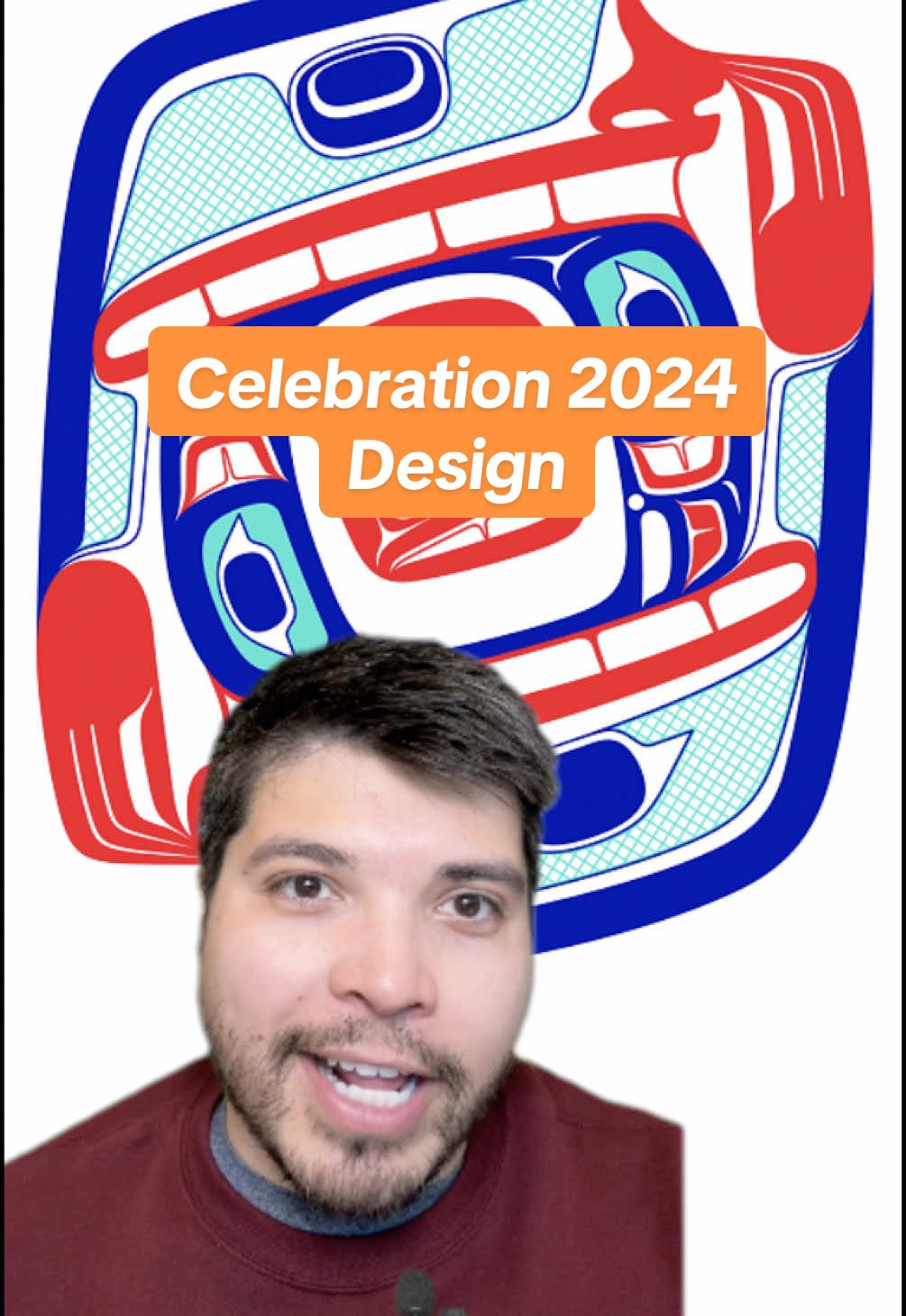The meaning behind the design I created for Sealaska Heritage Institute’s Celebration 2024. #sealaskaheritage #formline #alaskanative #IndigenousArtist #nativeartist 