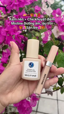Combo Kem nền và Che khuyết điểm Mistine #kemnen #kemnenlautroi #mistine #tiktokshop #muataitiktokshop #saleluongve 