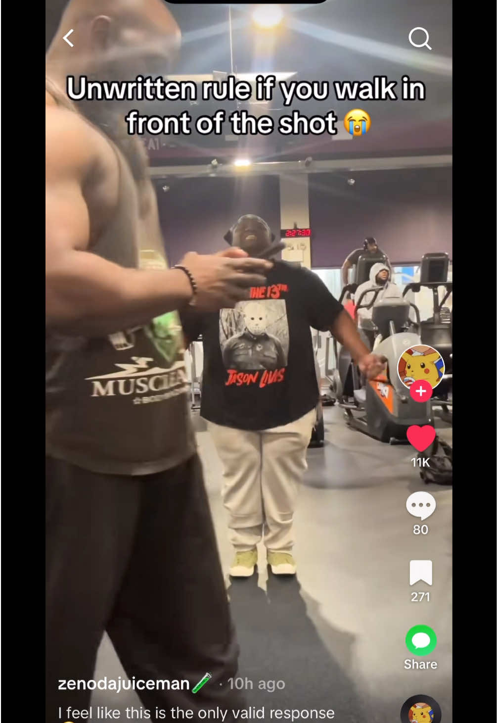Love his energy! 🙏🏼❤️ #GymTok #gym #fyp @zenodajuiceman🧪 