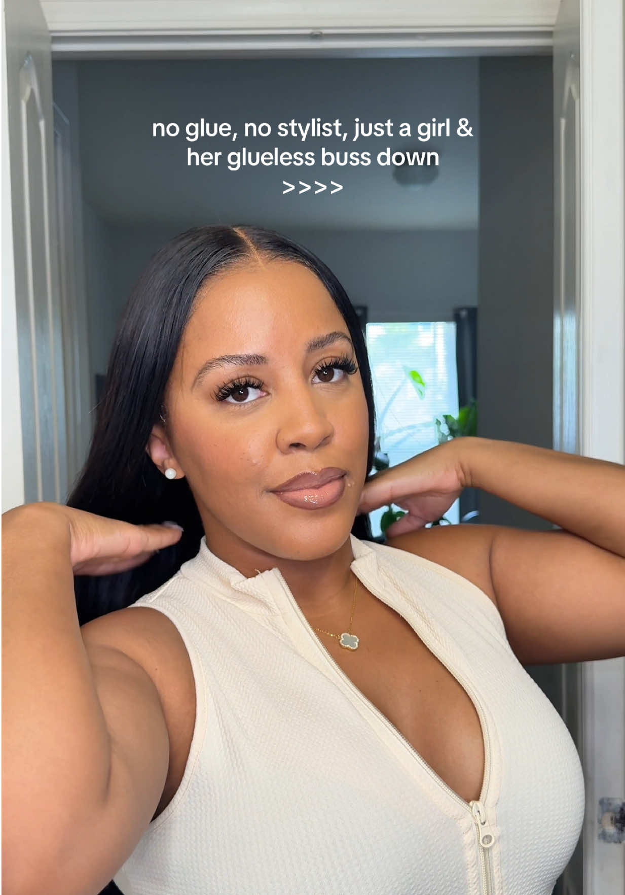 no glue, no stress, just vibes #wigs#relatable#girltalk   