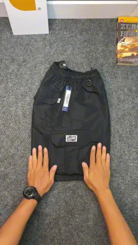 Rekomendasi by Screamous Celana Board Short Pant Mitrov Black #shortpants #kargoparasut #celanapendek #fyp 
