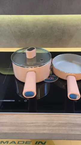 Quánh Elmich Baby phủ sứ ceramic an toàn. Đun được bếp từ. #xuhuong #dobep #elmich #nồi #quanh 